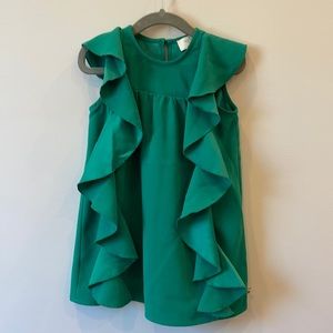 3T Kate Spade toddler emerald sleeveless dress